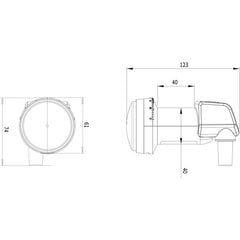 Программируемый спутниковый конвертер Inverto 32UB dCSS LNB IDLU-32L412-UNBRR-OPN цена и информация | ТВ-антенны и аксессуары к ним | pigu.lt