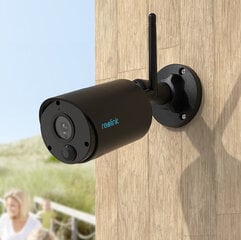 Reolink Argus Eco-v2 WiFi belaidė lauko kamera, 3MP, išmanus PIR, juoda kaina ir informacija | Stebėjimo kameros | pigu.lt