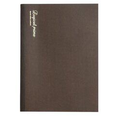 Užrašų knygelė taškeliais Nakabayashi Logical Prime PT B570PT B5, ruda kaina ir informacija | Sąsiuviniai ir popieriaus prekės | pigu.lt