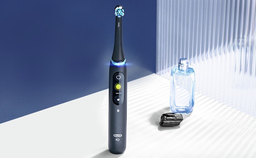 Prekė su pažeidimu.Oral-B iO8 Series Black Onyx kaina ir informacija | Prekės su pažeidimu | pigu.lt