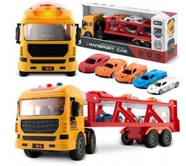 Žaislinis vilkikas su automobiliais Ricokids цена и информация | Игрушки для мальчиков | pigu.lt