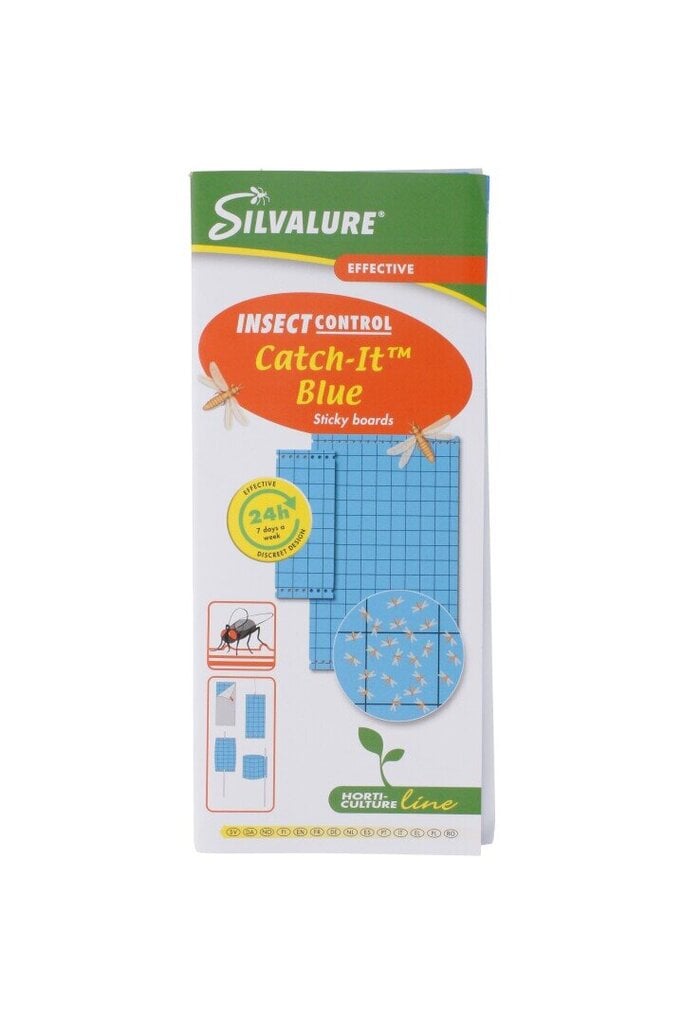 Vabzdžių klijų gaudyklė Silvalure, mėlyna kaina ir informacija | Vabzdžių naikinimas | pigu.lt