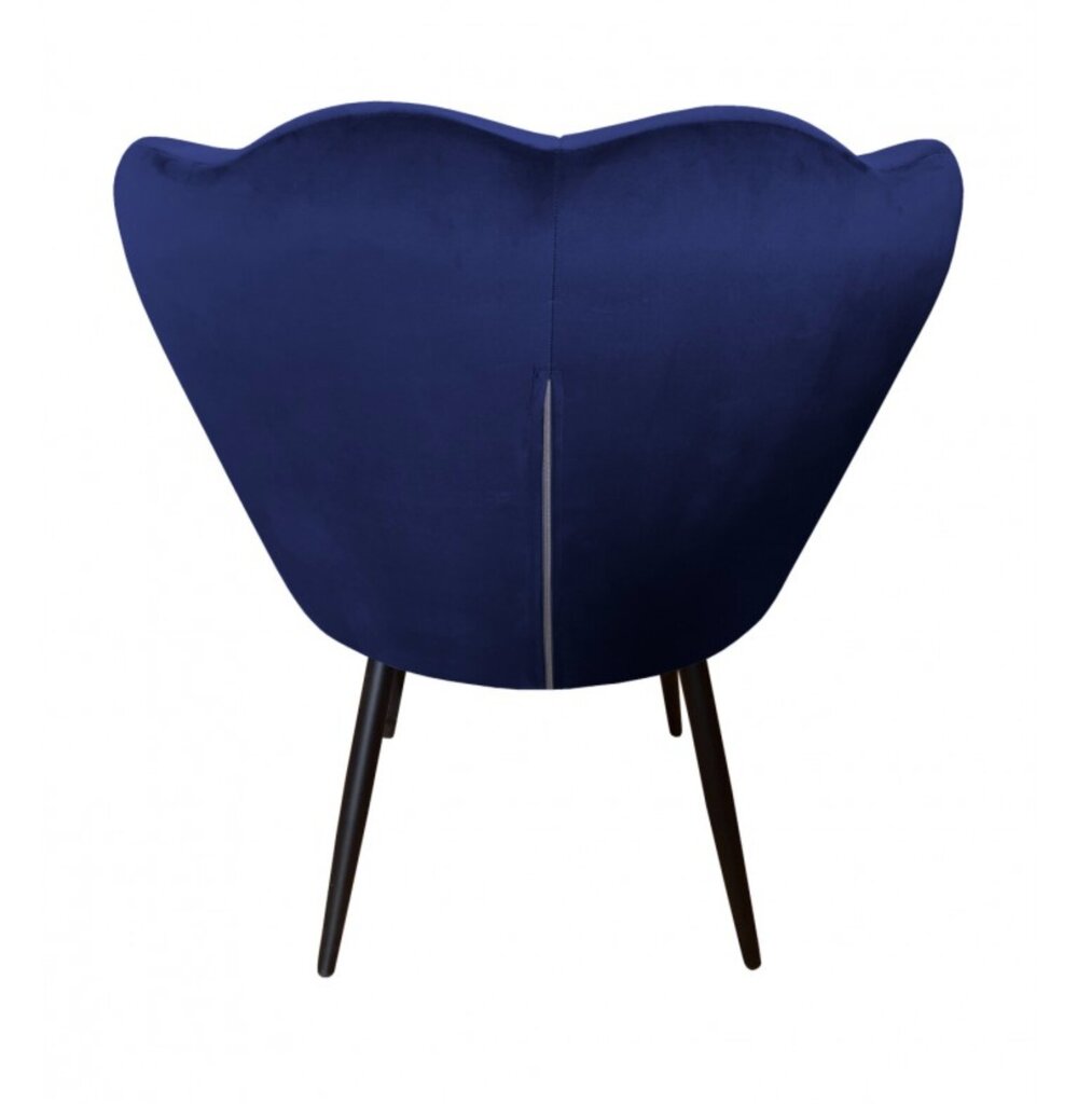 Svetainės fotelis Shell Decorates, mėlynas kaina ir informacija | Svetainės foteliai | pigu.lt