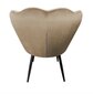 Svetainės fotelis Shell Decorates, smėlio spalvos kaina ir informacija | Svetainės foteliai | pigu.lt