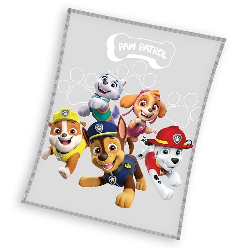 Pledas Paw Patrol, 150x200 cm kaina ir informacija | Lovatiesės ir pledai | pigu.lt