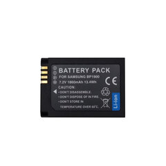 Аккум. SAMSUNG BP1900, 1860mAh цена и информация | Аккумуляторы для видеокамер | pigu.lt