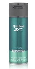 Purškiamas dezodorantas Reebok Cool Your Body vyrams, 150 ml kaina ir informacija | Parfumuota kosmetika vyrams | pigu.lt