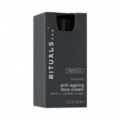 Veido kremas Rituals Homme Refill Anti-ageing Cream, papildymas, 50 ml kaina ir informacija | Veido kremai | pigu.lt