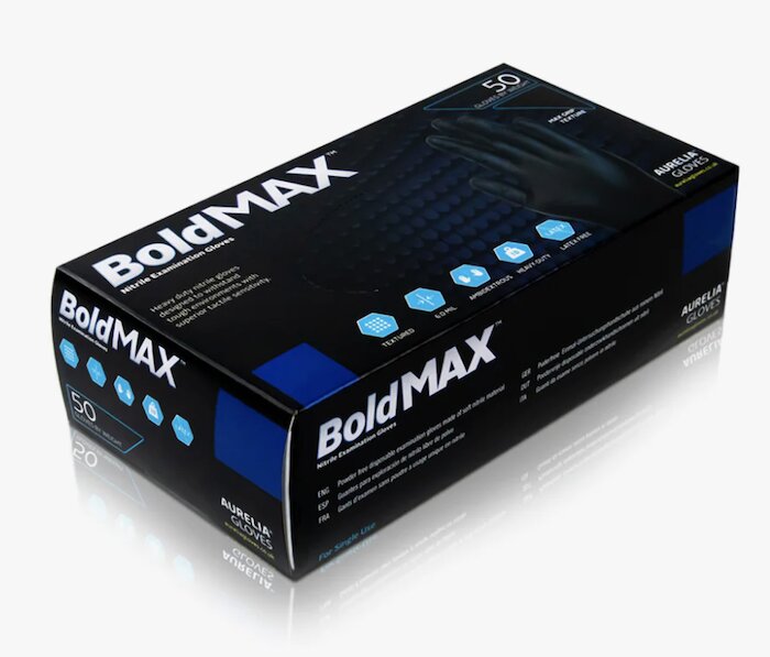 Nitrilinės pirštinės Bold-MAX XL dydis kaina ir informacija | Darbo pirštinės | pigu.lt