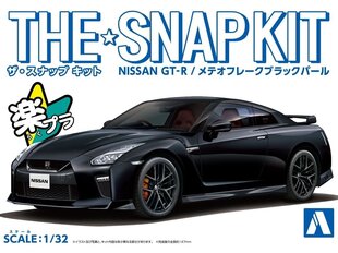 Automobilio konstruktorius Aoshima The Snap Kit Nissan R35 GT-R Meteor Flake Black Pearl, 1:32, 05640 kaina ir informacija | Konstruktoriai ir kaladėlės | pigu.lt