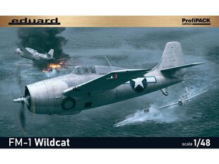 Surenkamas modelis Eduard Grumman FM-1 Wildcat Profipack, 1/48, 82204 цена и информация | Конструкторы и кубики | pigu.lt