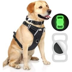 Silikoninis Airtag laikiklis GPS sekikliui, žalias kaina ir informacija | Antkakliai, petnešos šunims | pigu.lt