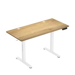 Стол Mark Adler Leader 7.0 Craft, 120x118x60 см., белый цена и информация | Компьютерные, письменные столы | pigu.lt