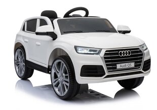 Vaikiškas vienvietis elektromobilis Audi Q5, baltas kaina ir informacija | Elektromobiliai vaikams | pigu.lt