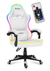 Игровое кресло Huzaro Force 4.4 RGB White цена и информация | Офисные кресла | pigu.lt