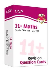 11plus CEM Revision Question Cards: Maths - Ages 9-10 kaina ir informacija | Knygos paaugliams ir jaunimui | pigu.lt