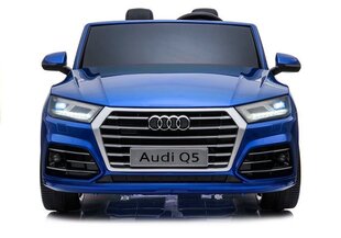 Детский электромобиль Audi Q5 MP4, лакированный синий цена и информация | Электромобили для детей | pigu.lt