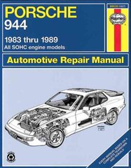 Porsche 944 4-cylinder (1983-1989) HaynesRepair Manual(USA) 3rd Revised edition цена и информация | Путеводители, путешествия | pigu.lt