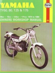 Yamaha TY50, 80, 125 & 175 (74 - 84) Haynes Repair Manual kaina ir informacija | Kelionių vadovai, aprašymai | pigu.lt