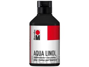 Spausdinimo dažai Marabu Aqua Linol 250ml, juodi цена и информация | Принадлежности для рисования, лепки | pigu.lt