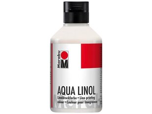 Dažai linoraižiams Marabu Aqua Linol 250ml 070 white kaina ir informacija | Piešimo, tapybos, lipdymo reikmenys | pigu.lt