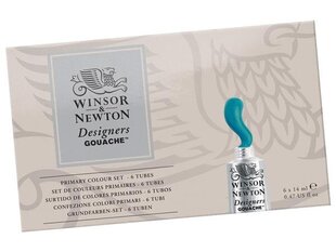 Guašas Winsor&Newton, 14ml, 6 vnt. kaina ir informacija | Piešimo, tapybos, lipdymo reikmenys | pigu.lt