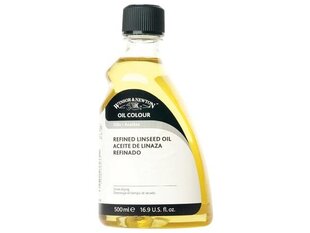 Linų sėmenų aliejus dažams Winsor & Newton, rafinuotas, 500ml kaina ir informacija | Piešimo, tapybos, lipdymo reikmenys | pigu.lt