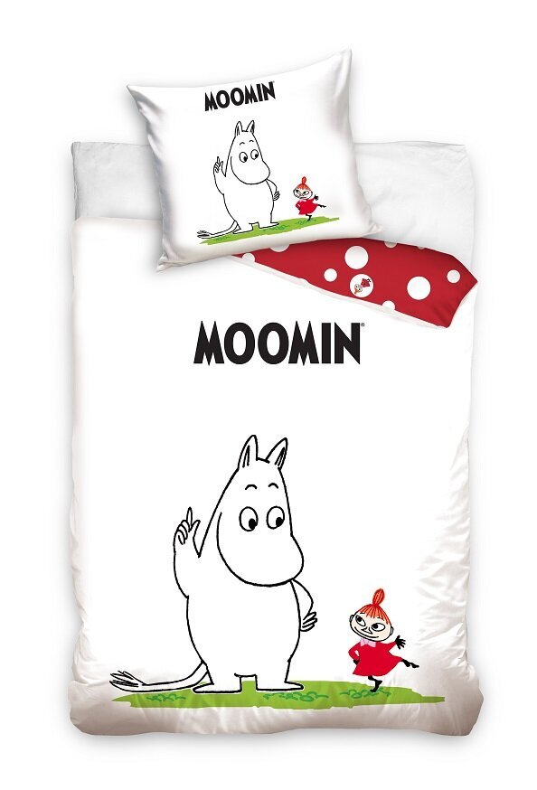 Vaikiškas patalynės komplektas Moomin, 160x200, 2 dalių kaina ir informacija | Patalynė kūdikiams, vaikams | pigu.lt