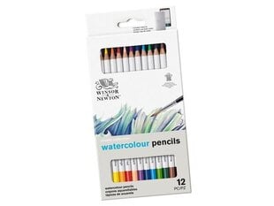 Akvareliniai pieštukai W&amp;N Studio, 12 spalv. kaina ir informacija | Piešimo, tapybos, lipdymo reikmenys | pigu.lt