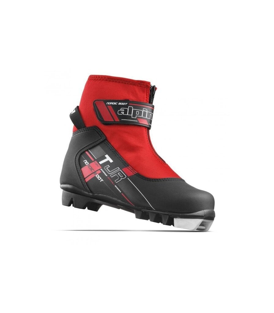 Lygumų slidinėjimo batai vaikams Alpina Cross Country TJ, raudoni цена и информация | Lygumų slidinėjimo batai | pigu.lt