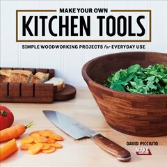 Make Your Own Kitchen Tools: Simple Woodworking Projects for Everyday Use kaina ir informacija | Knygos apie sveiką gyvenseną ir mitybą | pigu.lt