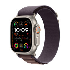 Apple Watch Ultra 2 GPS + Cellular, 49mm Titanium Case with Indigo Alpine Loop - Large MREW3EL/A цена и информация | Смарт-часы (smartwatch) | pigu.lt