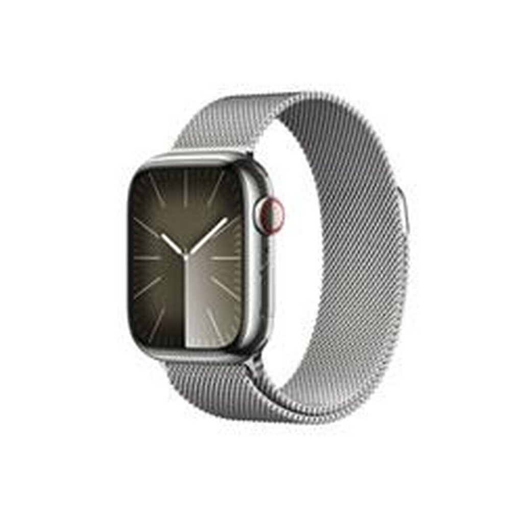 Apple Watch Series 9 45mm Silver Stainless Steel/Silver Milanese Loop kaina ir informacija | Išmanieji laikrodžiai (smartwatch) | pigu.lt