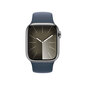 Apple Watch Series 9 41mm Silver Stainless Steel/Storm Blue Sport Band kaina ir informacija | Išmanieji laikrodžiai (smartwatch) | pigu.lt