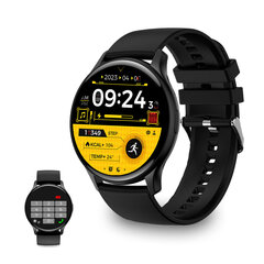 KSIX Core black S1906491 kaina ir informacija | Išmanieji laikrodžiai (smartwatch) | pigu.lt