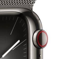 Apple Watch Series 9 41mm Graphite Stainless Steel/Graphite Milanese Loop kaina ir informacija | Išmanieji laikrodžiai (smartwatch) | pigu.lt