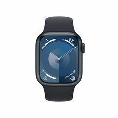 Apple Watch Series 9 41mm Midnight Aluminum/Midnight Sport Band цена и информация | Смарт-часы (smartwatch) | pigu.lt