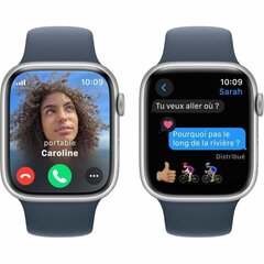 Apple Series 9 45 mm blue silver S7193118 цена и информация | Смарт-часы (smartwatch) | pigu.lt