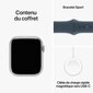 Apple Watch Series 9 45mm Silver Aluminum/Storm Blue Sport Band kaina ir informacija | Išmanieji laikrodžiai (smartwatch) | pigu.lt