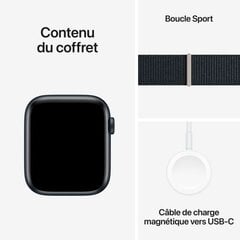 Apple Watch SE 44mm Sport Loop Midnight/Midnight kaina ir informacija | Išmanieji laikrodžiai (smartwatch) | pigu.lt