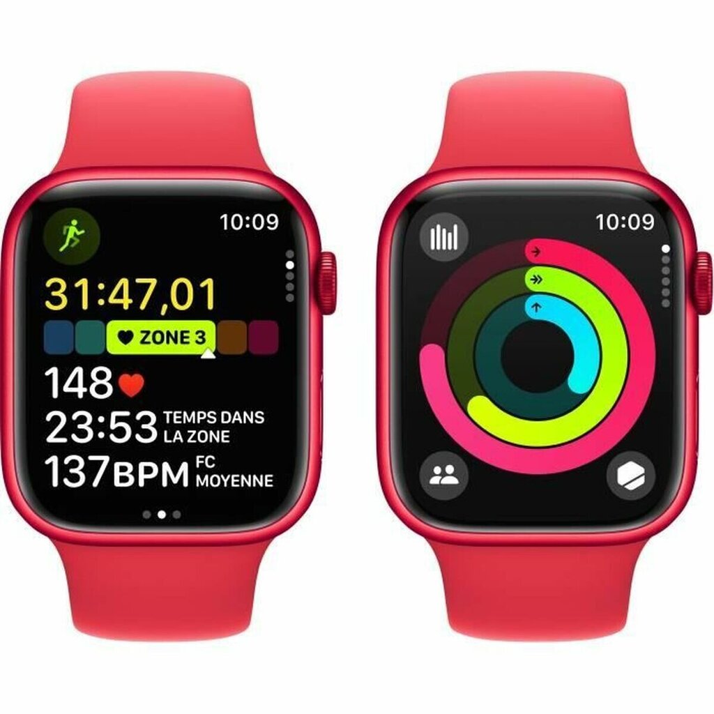 Apple Watch Series 9 45mm Red Aluminum Case/Red Sport Band kaina ir informacija | Išmanieji laikrodžiai (smartwatch) | pigu.lt