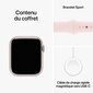 Apple Watch Series 9 45mm Pink Aluminum/Light Pink Sport Band kaina ir informacija | Išmanieji laikrodžiai (smartwatch) | pigu.lt