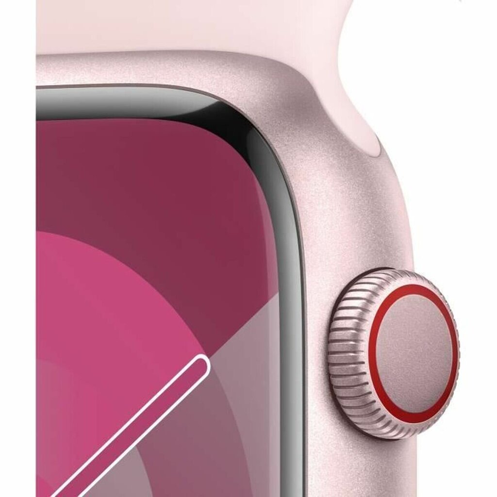 Apple Watch Series 9 45mm Pink Aluminum/Light Pink Sport Band kaina ir informacija | Išmanieji laikrodžiai (smartwatch) | pigu.lt