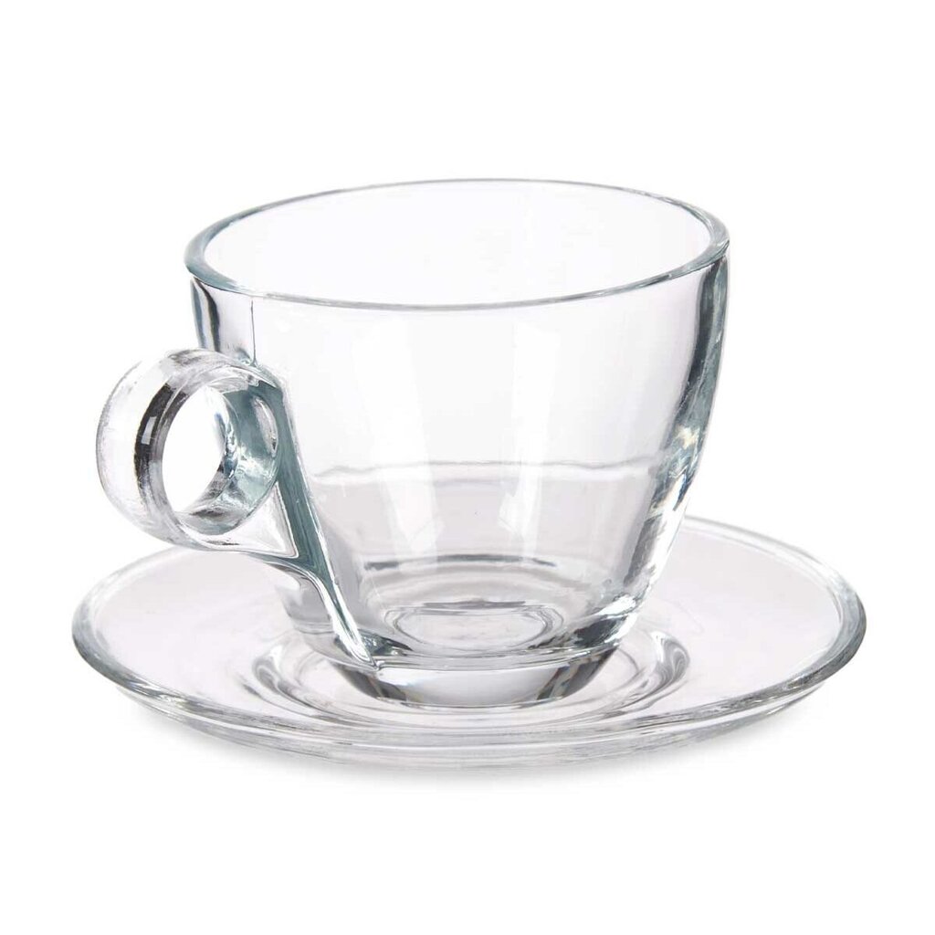 Vivalto puodelių su lėkštutėmis rinkinys, 6 vnt. цена и информация | Taurės, puodeliai, ąsočiai | pigu.lt