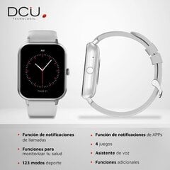 DCU Curved Glass Pro grey S0452267 kaina ir informacija | Išmanieji laikrodžiai (smartwatch) | pigu.lt