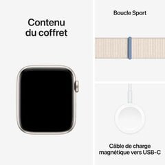 Apple Watch SE MRE63QF/A Starlight цена и информация | Смарт-часы (smartwatch) | pigu.lt