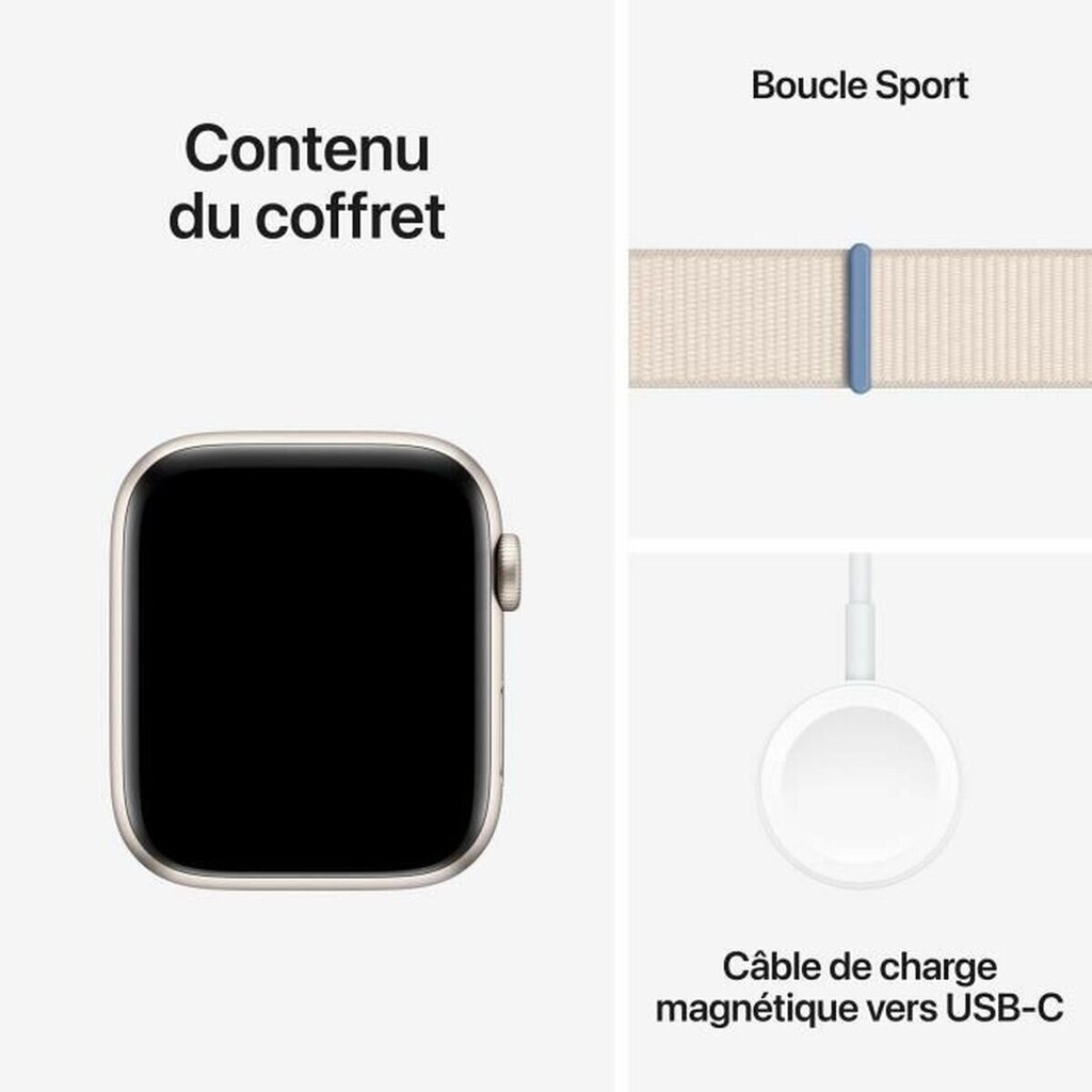 Apple Watch SE MRE63QF/A Starlight цена и информация | Išmanieji laikrodžiai (smartwatch) | pigu.lt