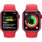 Apple Watch Series 9 41mm Red Aluminum/Red Sport Band kaina ir informacija | Išmanieji laikrodžiai (smartwatch) | pigu.lt