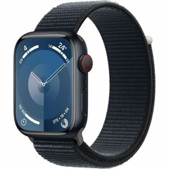 Apple Watch Series 9 41mm Midnight Aluminum/Midnight Sport Loop цена и информация | Смарт-часы (smartwatch) | pigu.lt