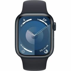 Apple Watch Series 9 GPS 41mm Midnight Aluminium Case with Midnight Sport Loop MR8Y3ET/A цена и информация | Смарт-часы (smartwatch) | pigu.lt